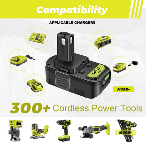 ULDERTRA P103 quick charger included for fast, safe recharging