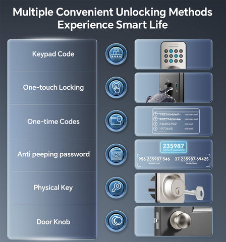 Ulecoce auto-lock and one-touch lock for quick, reliable securing