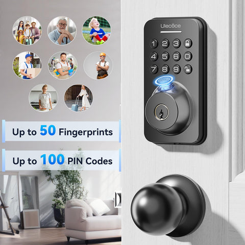 Ulecoce easy-install design fits most doors with standard hardware.