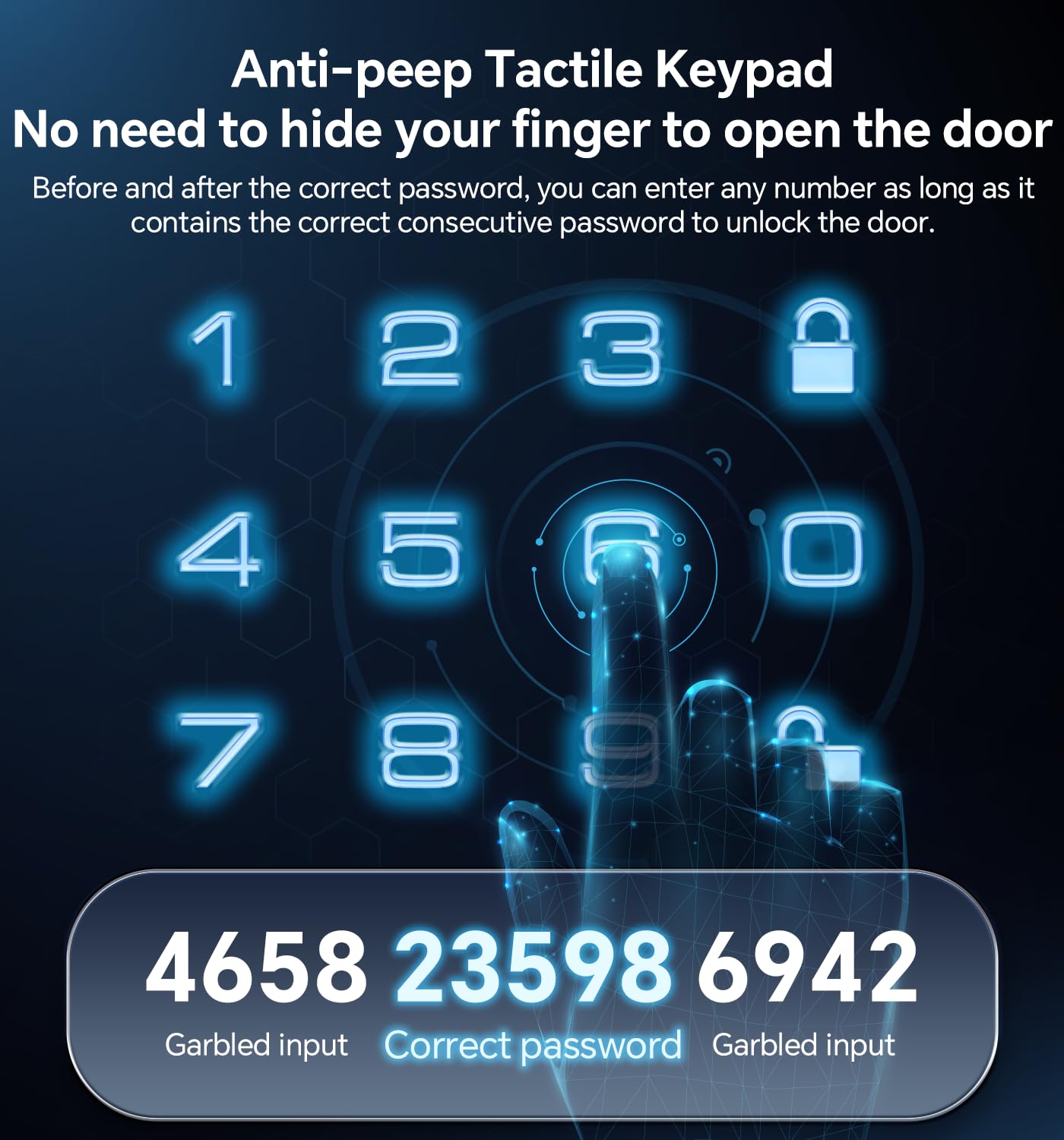 Ulecoce IP54 weatherproof lock suitable for indoor and outdoor use