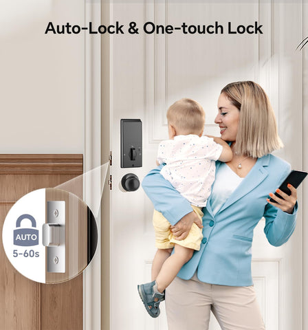 Ulecoce auto-lock function indicating secure locking after a short delay.
