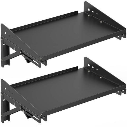 ULIBERMAGNET garage folding shelf mounted on wall holding heavy tools securely