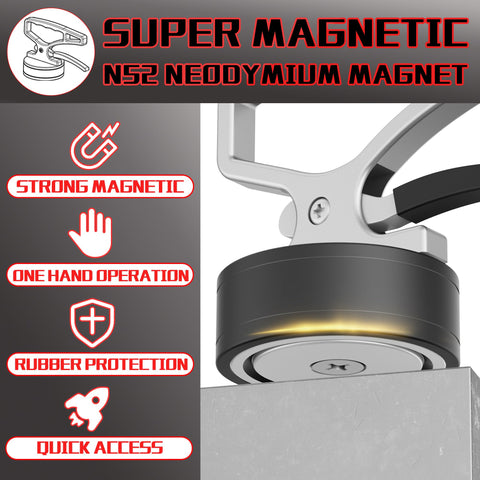 ULIBERMAGNET withstands up to 80°C to handle warm parts safely.