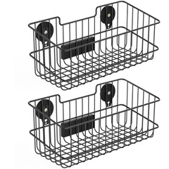 ULIBERMAGNET magnetic basket on fridge demonstrating strong hold and space-saving storage