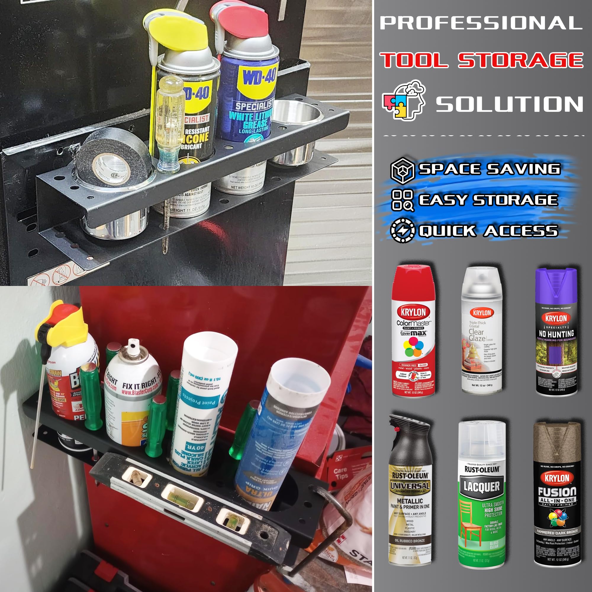ULIBERMAGNET screwdriver storage keeps bits neatly organized and easy to grab.