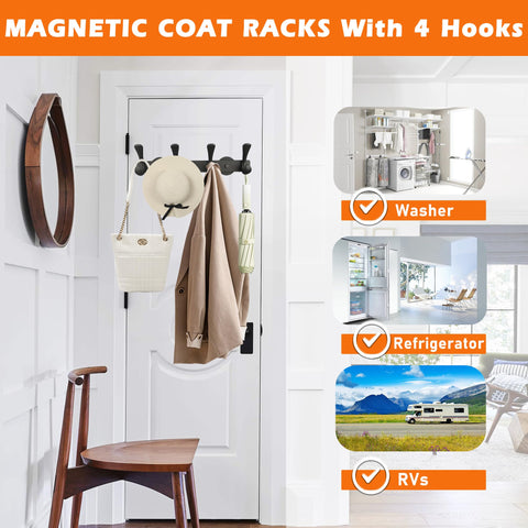 ULIBERMAGNET sleek rack blending with hallway decor for easy storage