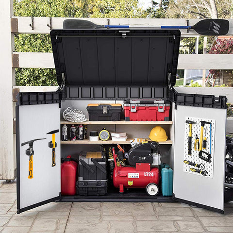 ULIBERMAGNET space saving storage in garage with two holders