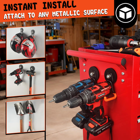 ULIBERMAGNET versatile use for brooms, hoses, leashes, and bags