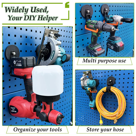 ULIBERMAGNET organized workshop using hooks for garden tools, ladders, and cables.