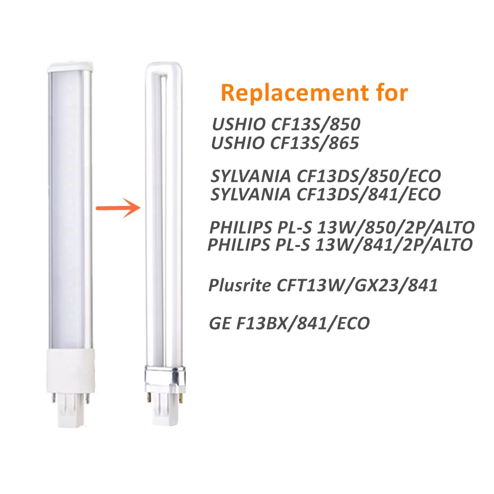 ULIKELED GX23 7W compatible with existing GX23 sockets and fixtures.