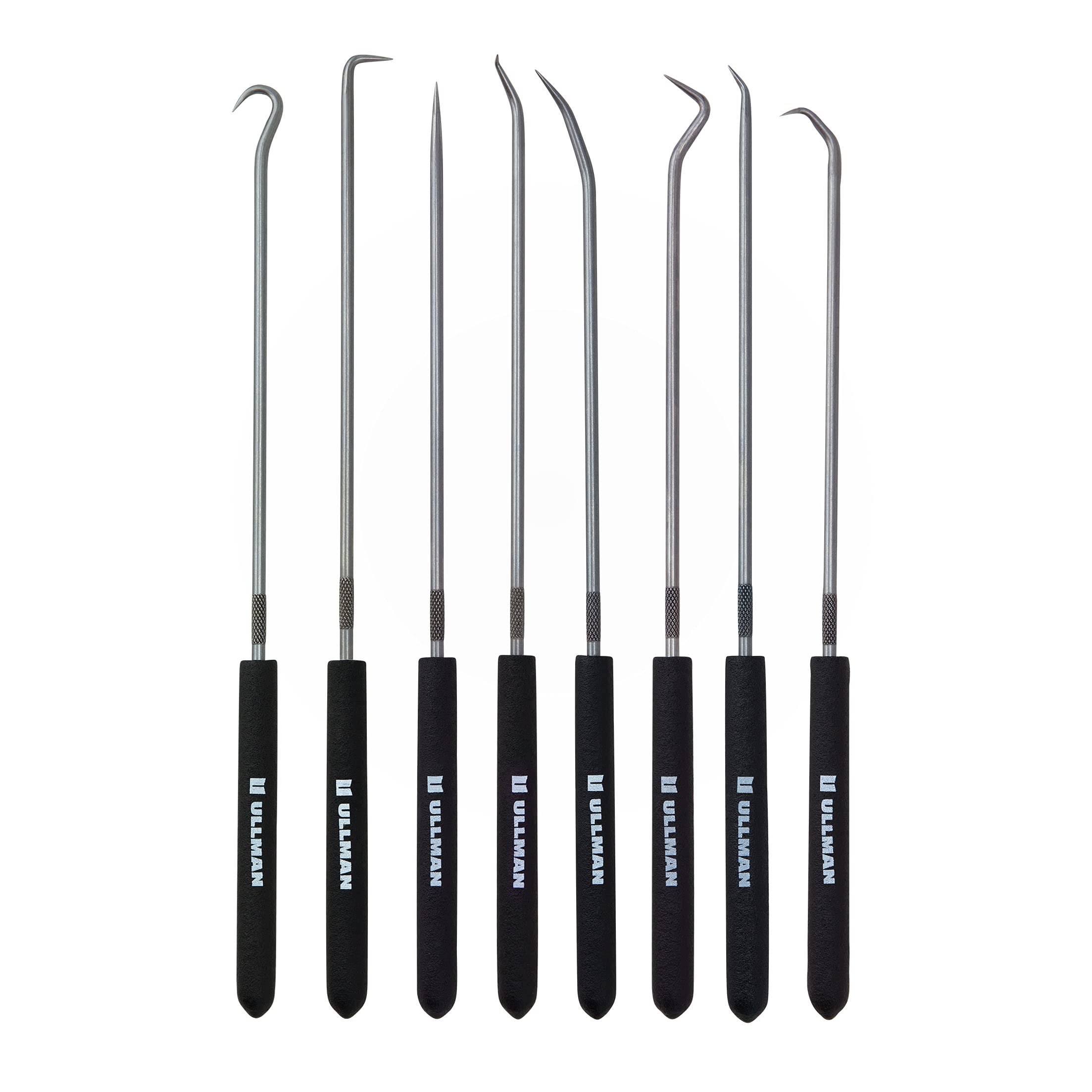 Ullman CHP8-L 8-piece set with cushioned grip for secure handling.