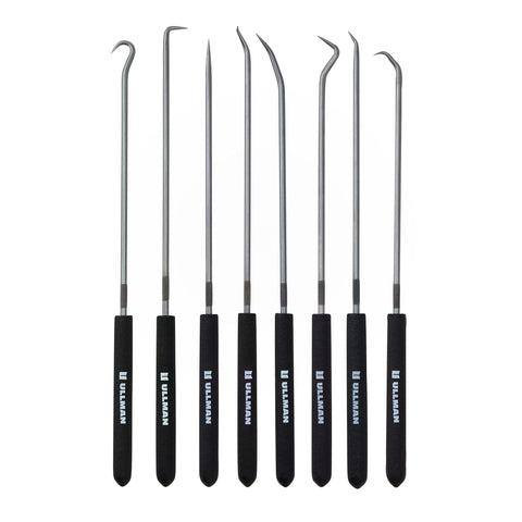 Ullman CHP8-L 8-piece set with cushioned grip for secure handling.