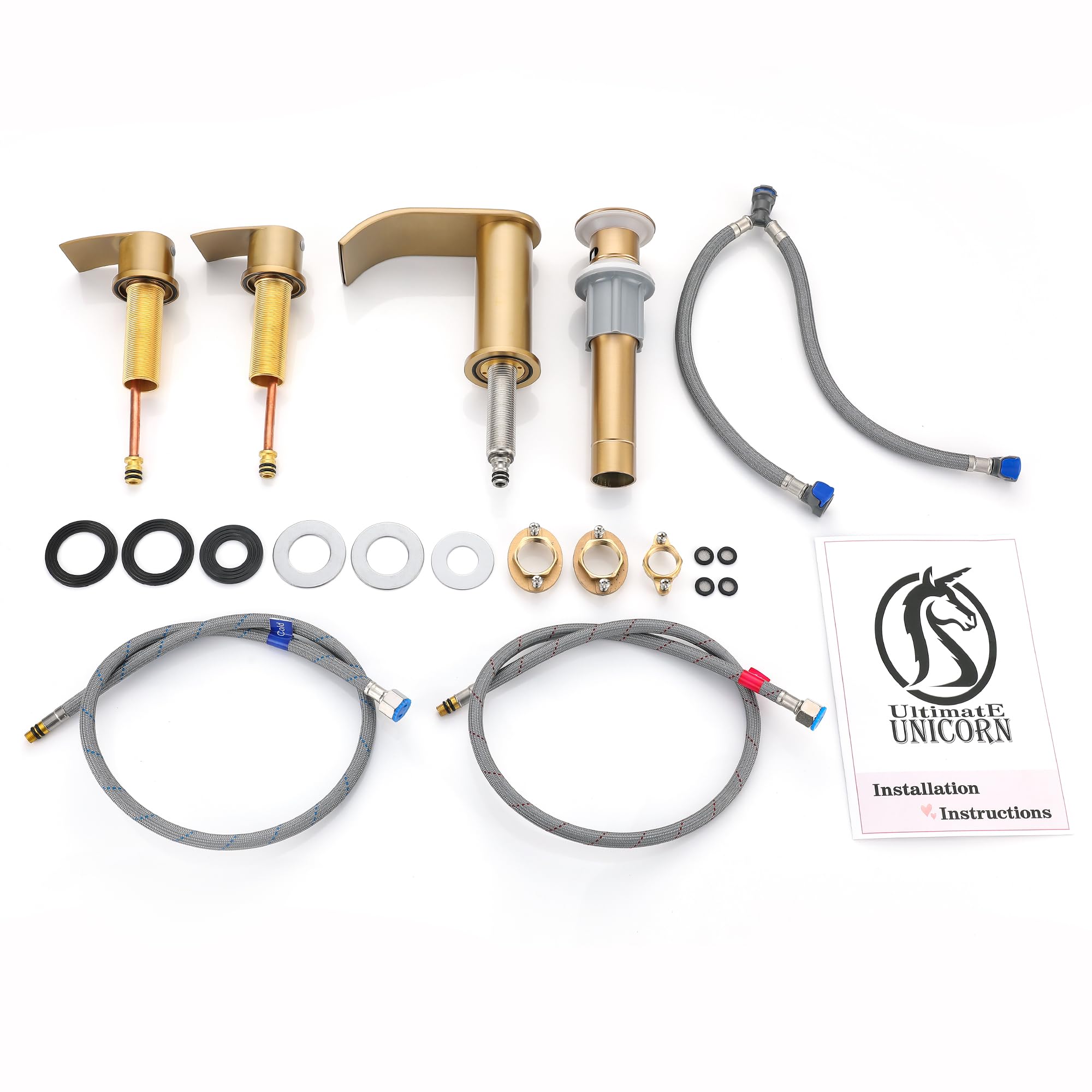 Ultimate Unicorn assembly-ready faucet ideal for quick bathroom upgrade.