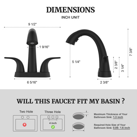 No-silicone base keeps installation neat and leak-free