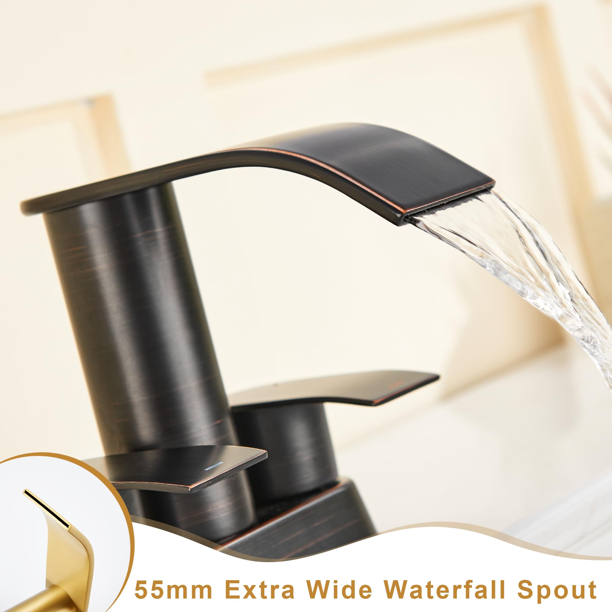 Easy-clean surface resists fingerprints on Ultimate Unicorn faucet