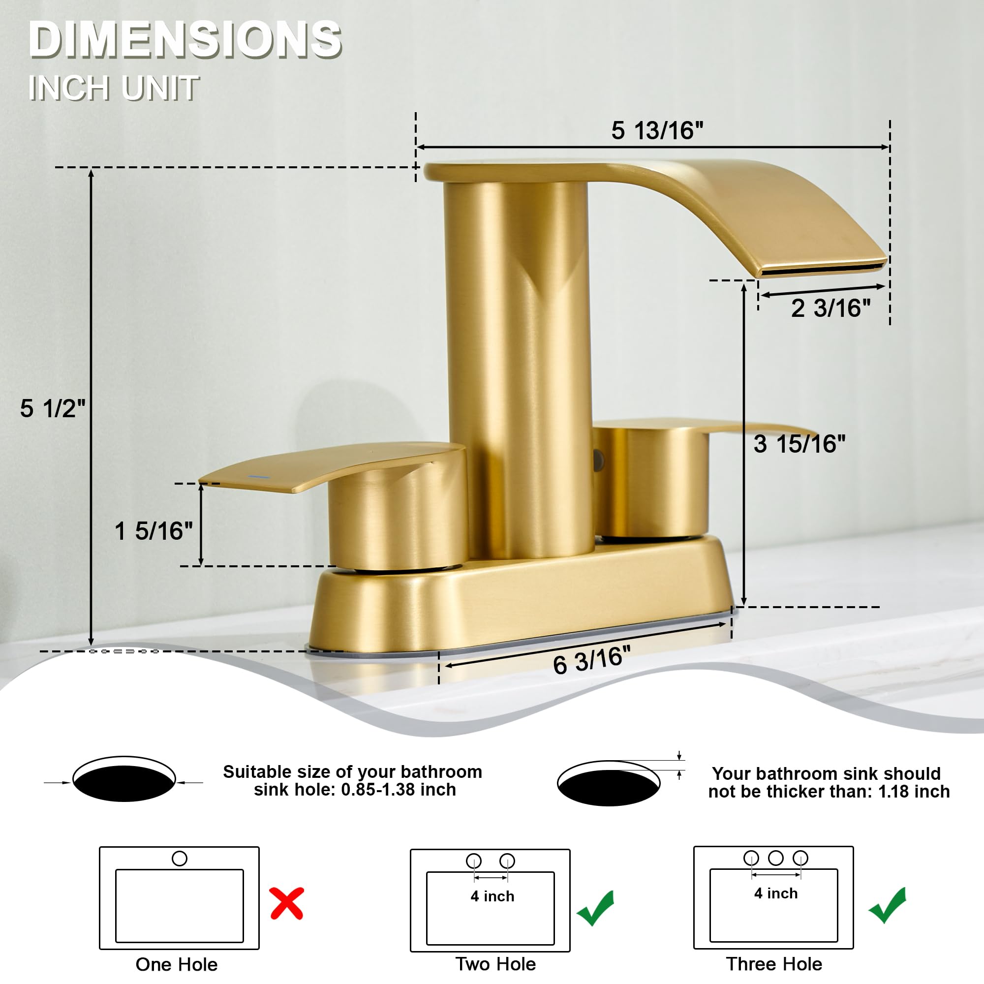 Ultimate Unicorn pop-up drain included for seamless basin compatibility.