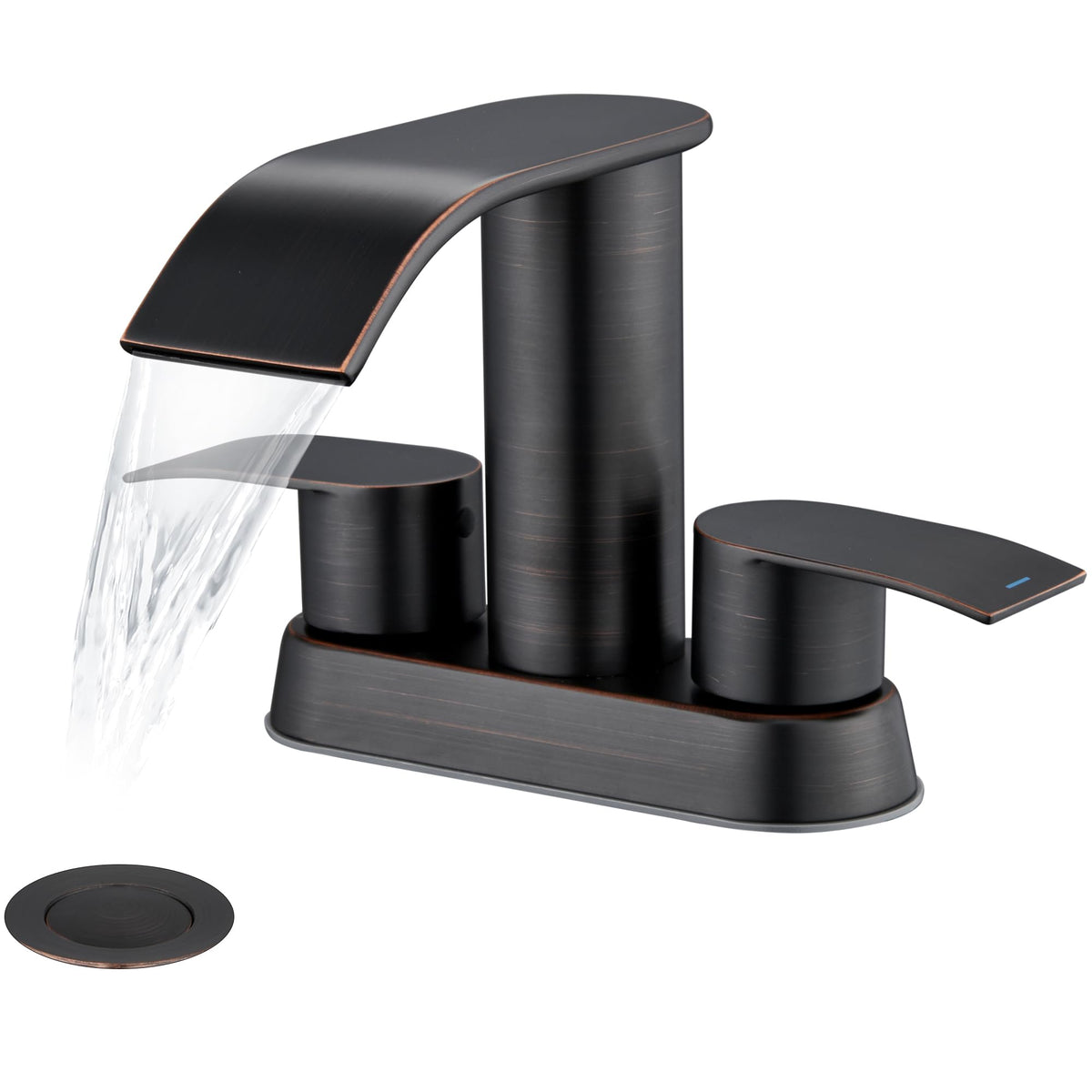 Ultimate Unicorn faucet with waterfall-spout for spa-like sink flow