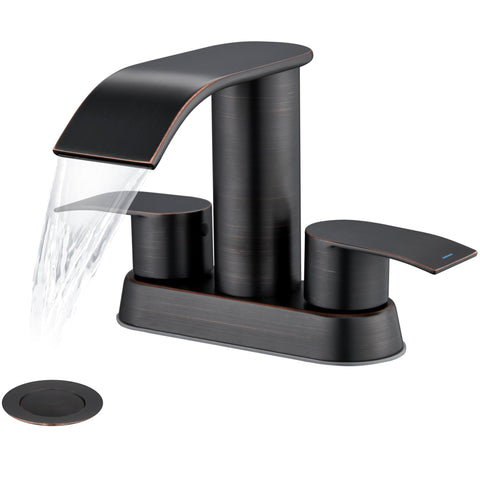 Ultimate Unicorn faucet with waterfall-spout for spa-like sink flow