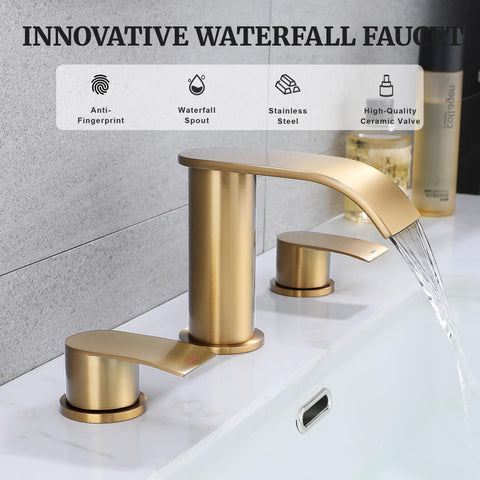 Ultimate Unicorn included supply hoses in champagne bronze for easy setup.
