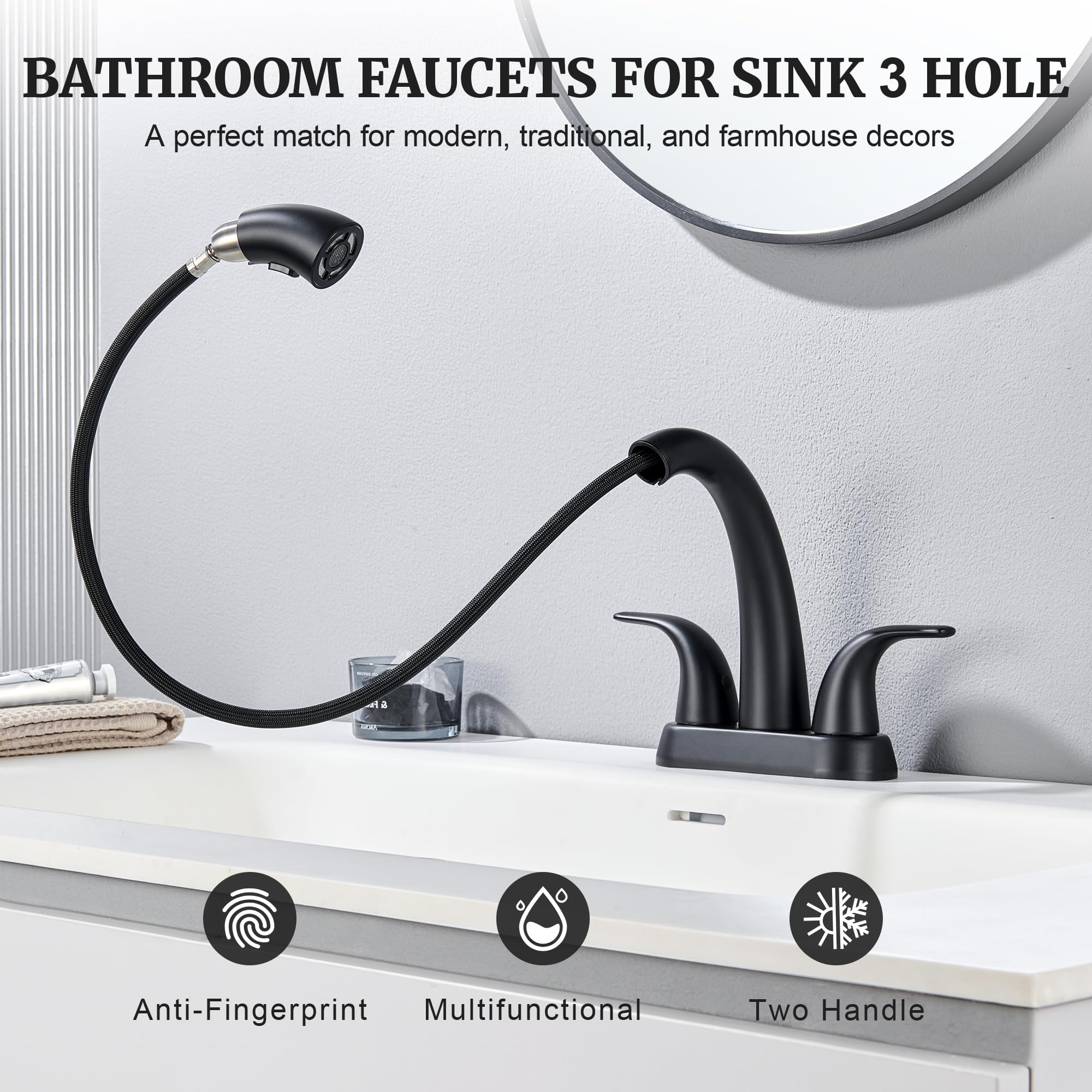 Color options include brushed nickel and gold finishes