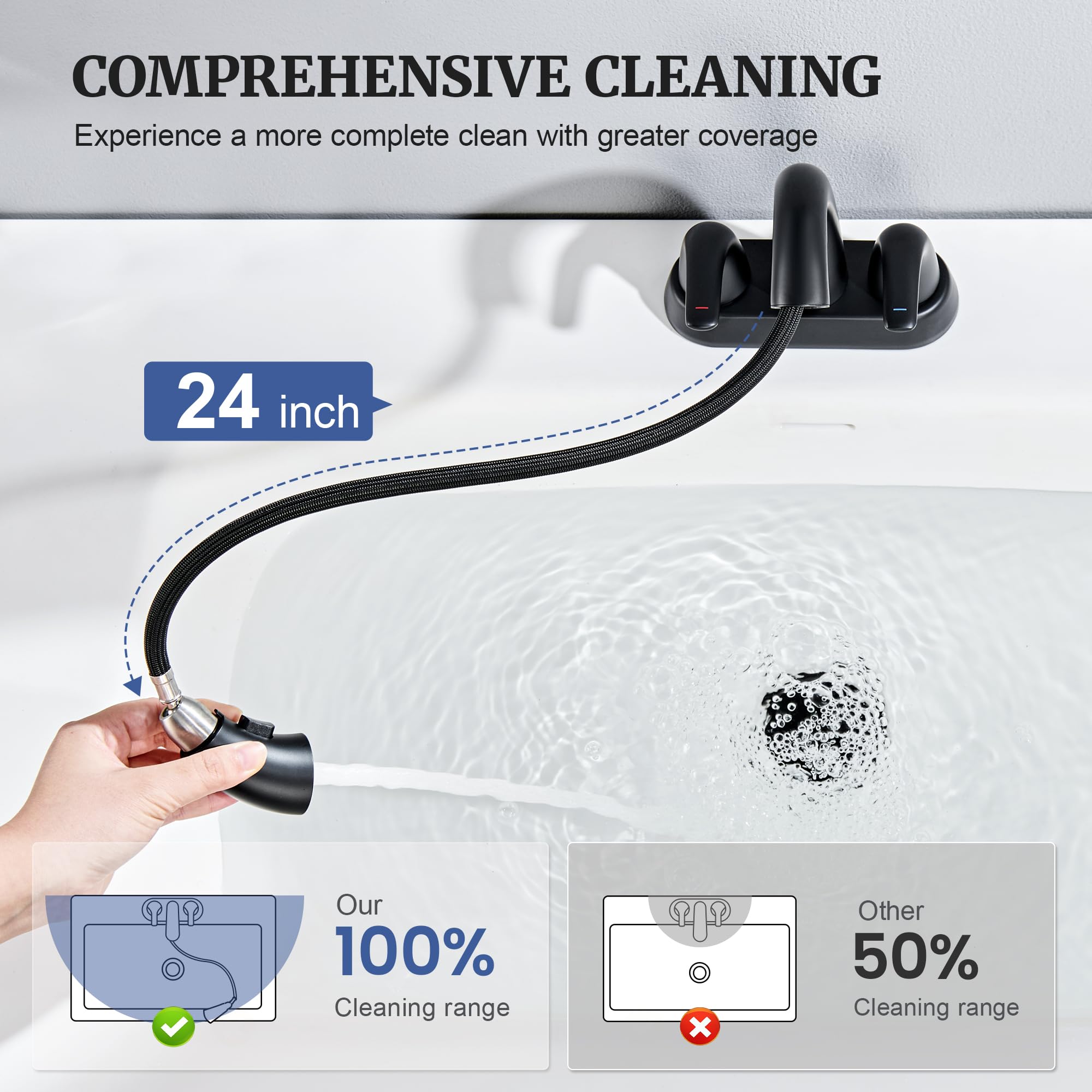 Durable stainless steel with fingerprint-resistant matte black surface