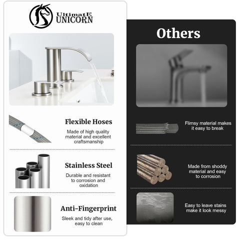 Ultimate Unicorn modern design elevates bathroom aesthetics with clean lines.