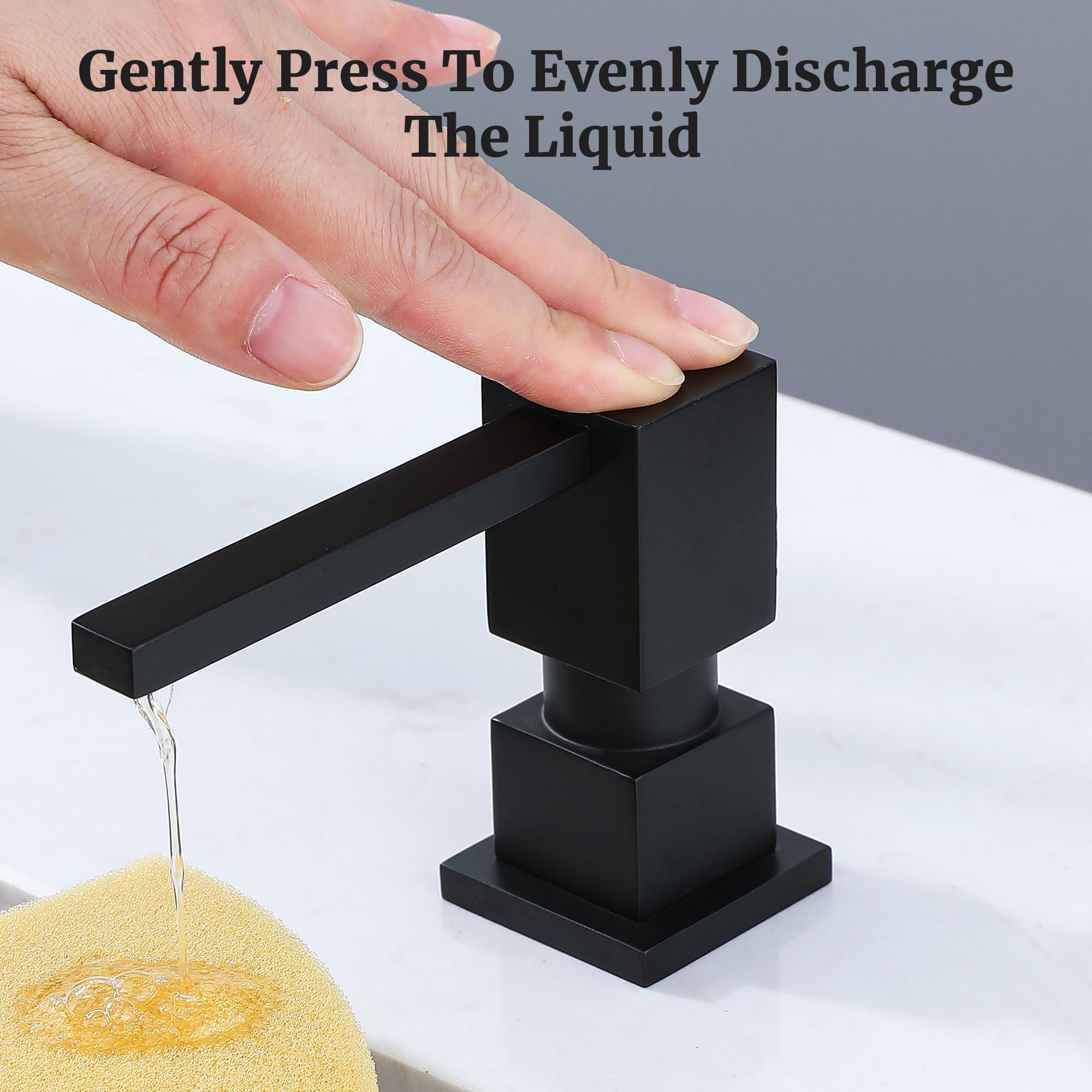 Dispenser compatible with liquid hand soap for day-to-day use