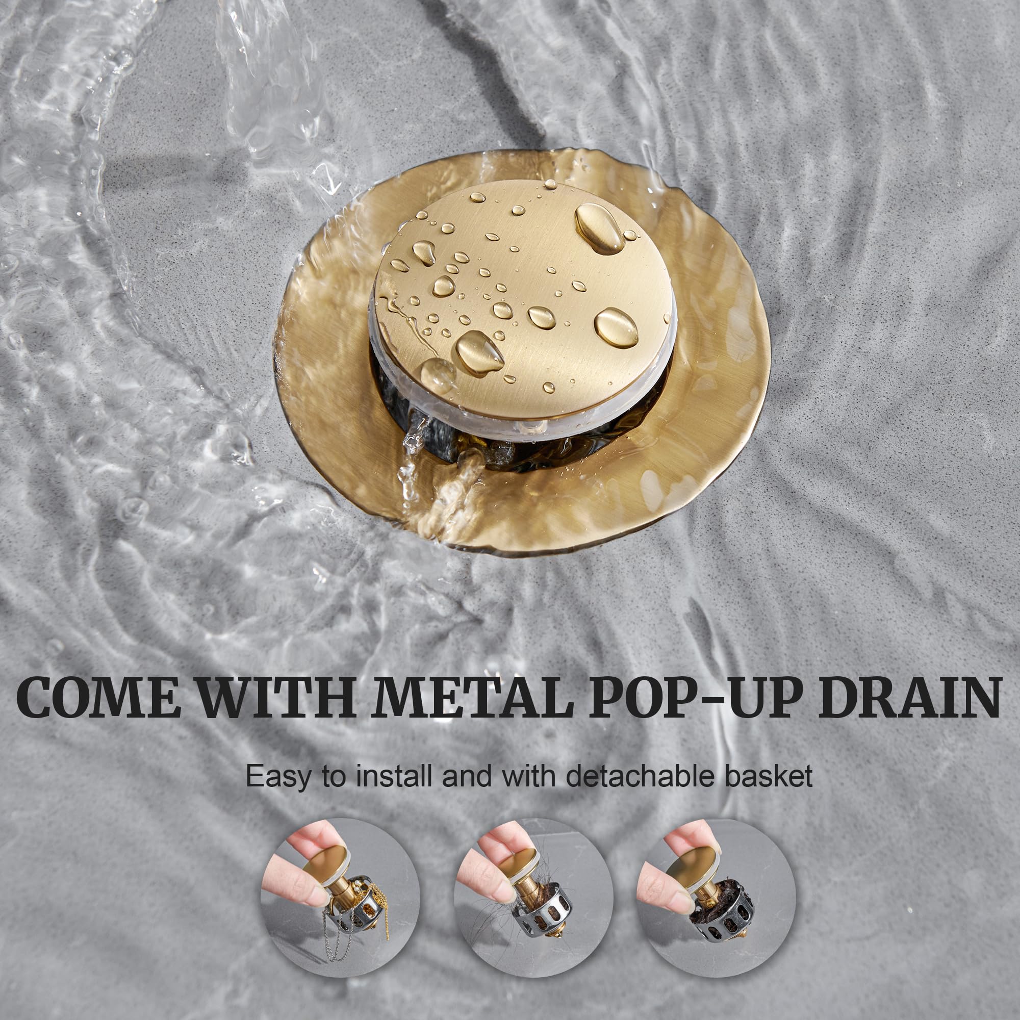 Ultimate Unicorn stainless steel faucet construction highlights durability and easy cleaning.
