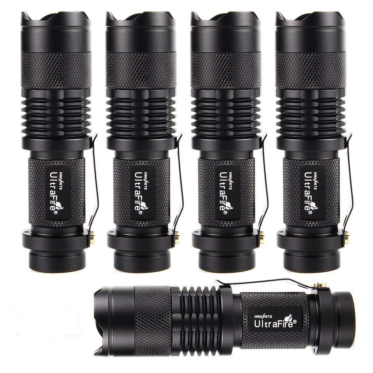 ULTRAFIRE SK68 front view showcases compact design and 300 lumen brightness for daily use