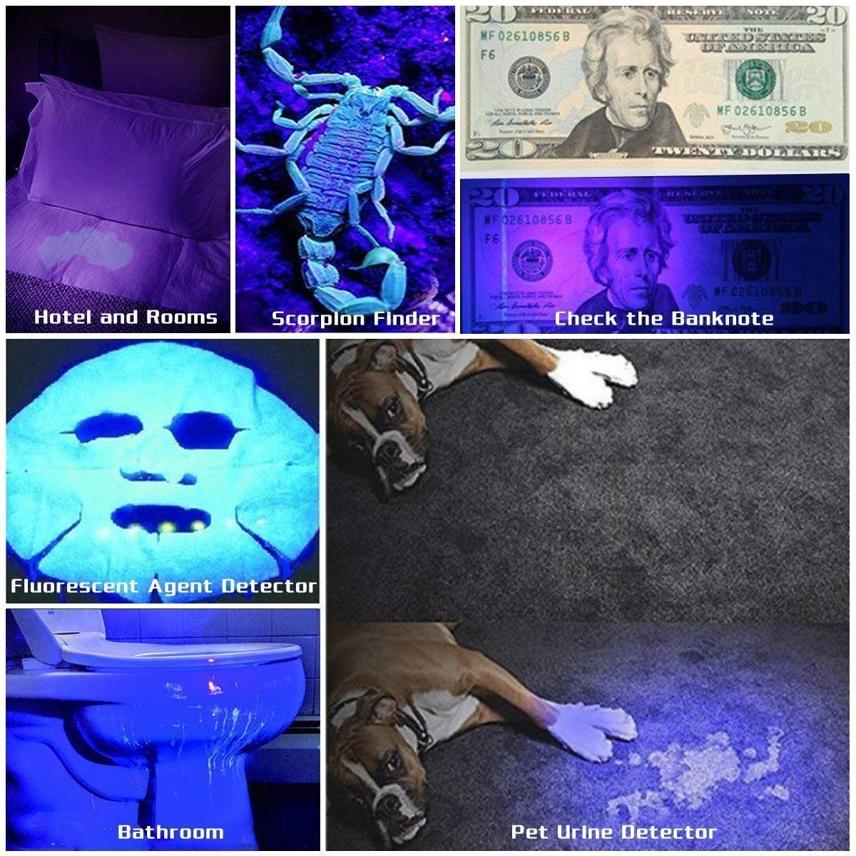 ULTRAFIRE UV flashlight compact and portable for everyday tasks.