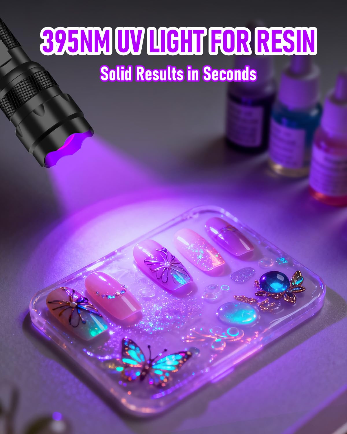 ULTRAFIRE UV Flashlight helps locate pet stains during nightly cleanups