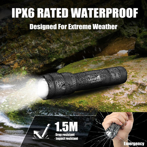 ULTRAFIRE WF-502B USB charger enables quick recharging on site.