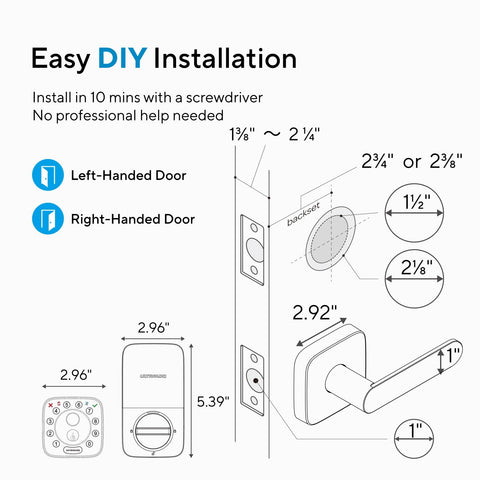 ULTRALOQ Bolt compatible with Apple HomeKit, Alexa, and Google for automation.