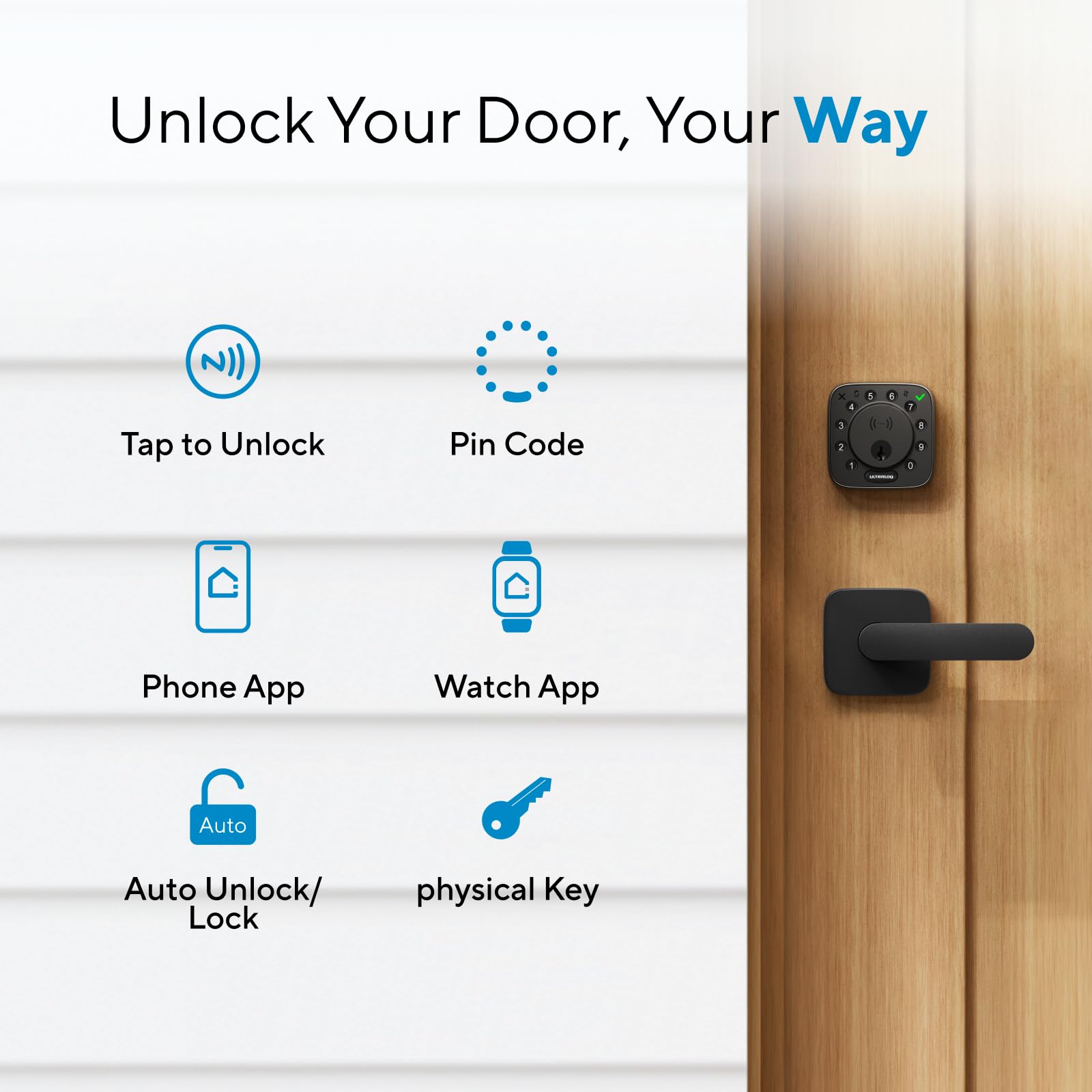 ULTRALOQ Bolt app remote control enables eKey and code sharing