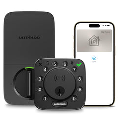 ULTRALOQ Bolt NFC lock, tap-to-unlock with iPhone and Apple Watch for quick entry