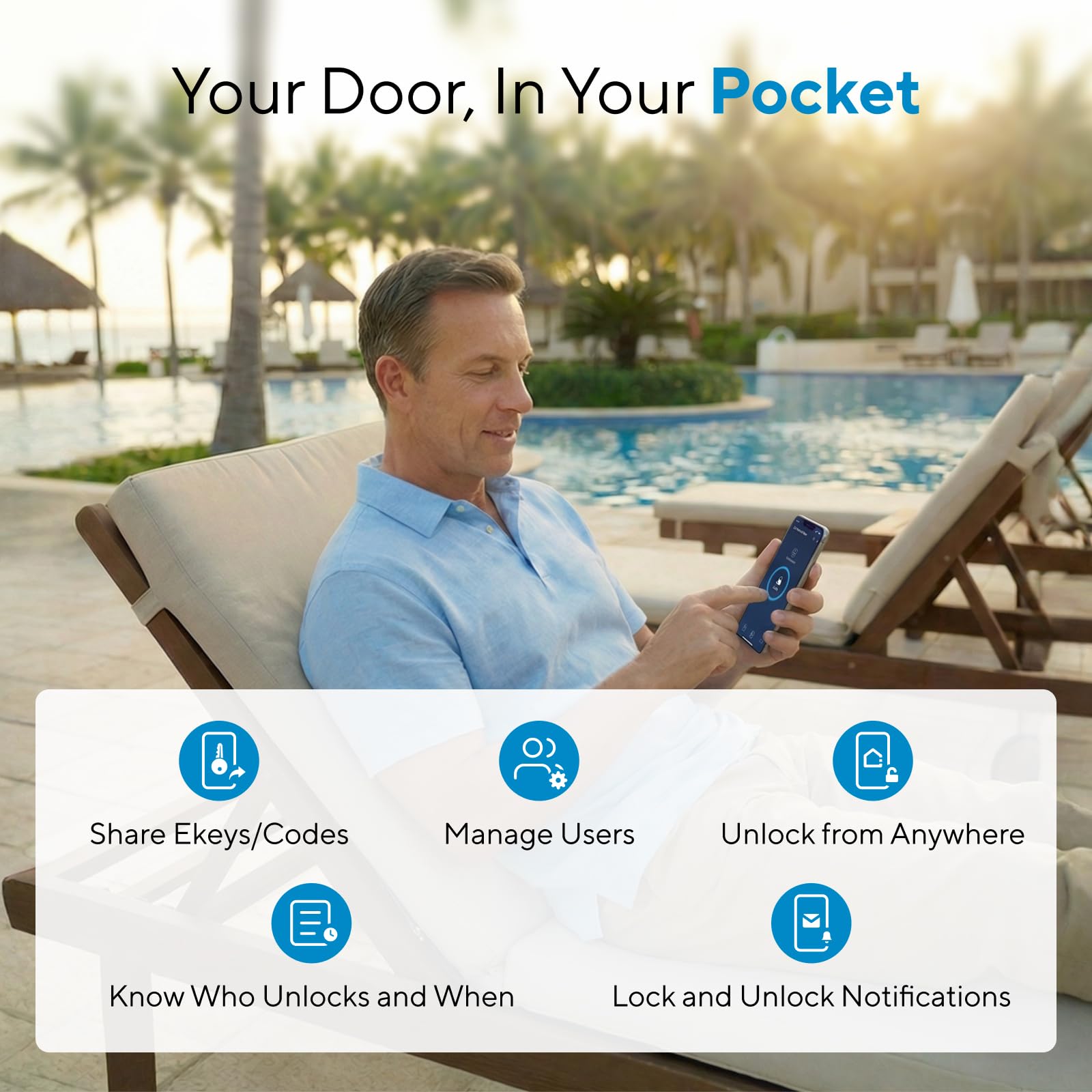 ULTRALOQ Bolt NFC remote access control for family and guests