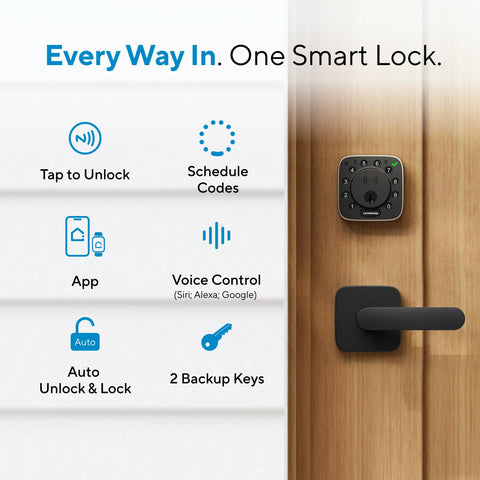 ULTRALOQ Bolt NFC smart-home integration with voice assistants