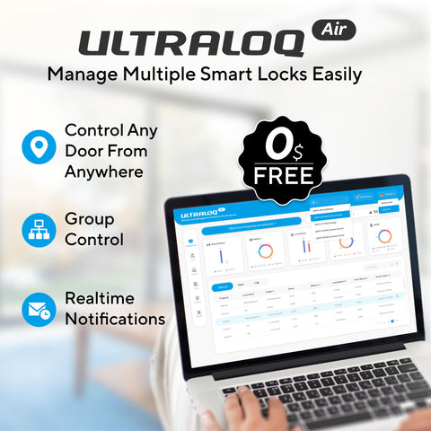 ULTRALOQ Latch 5 weatherproof exterior for year-round protection