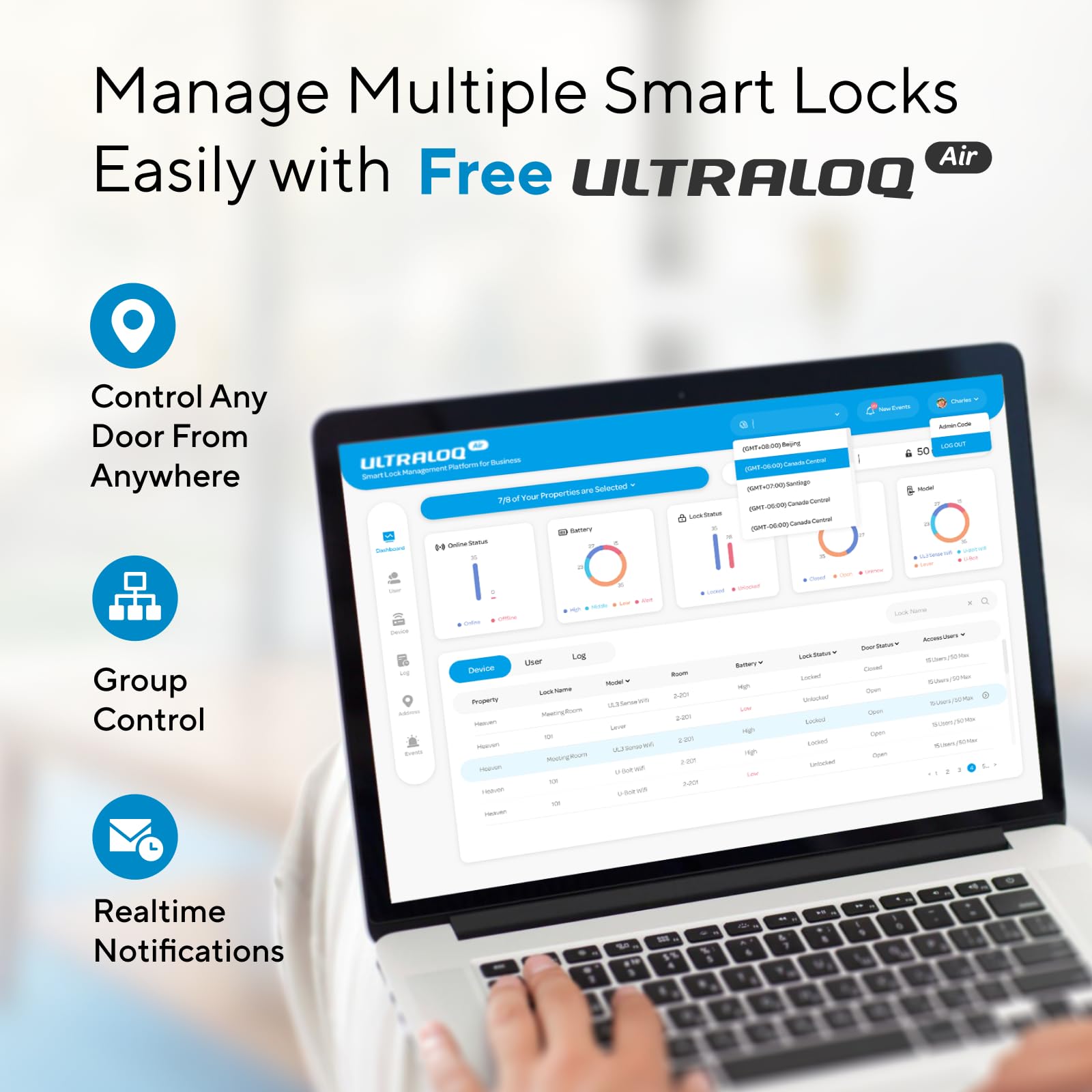 ULTRALOQ U-Bolt Pro ANSI Grade 1 security with durable build.