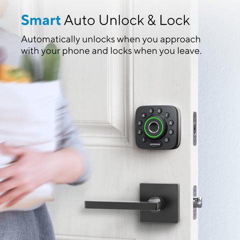 ULTRALOQ U-Bolt Pro auto-unlock feature activates as you approach the door