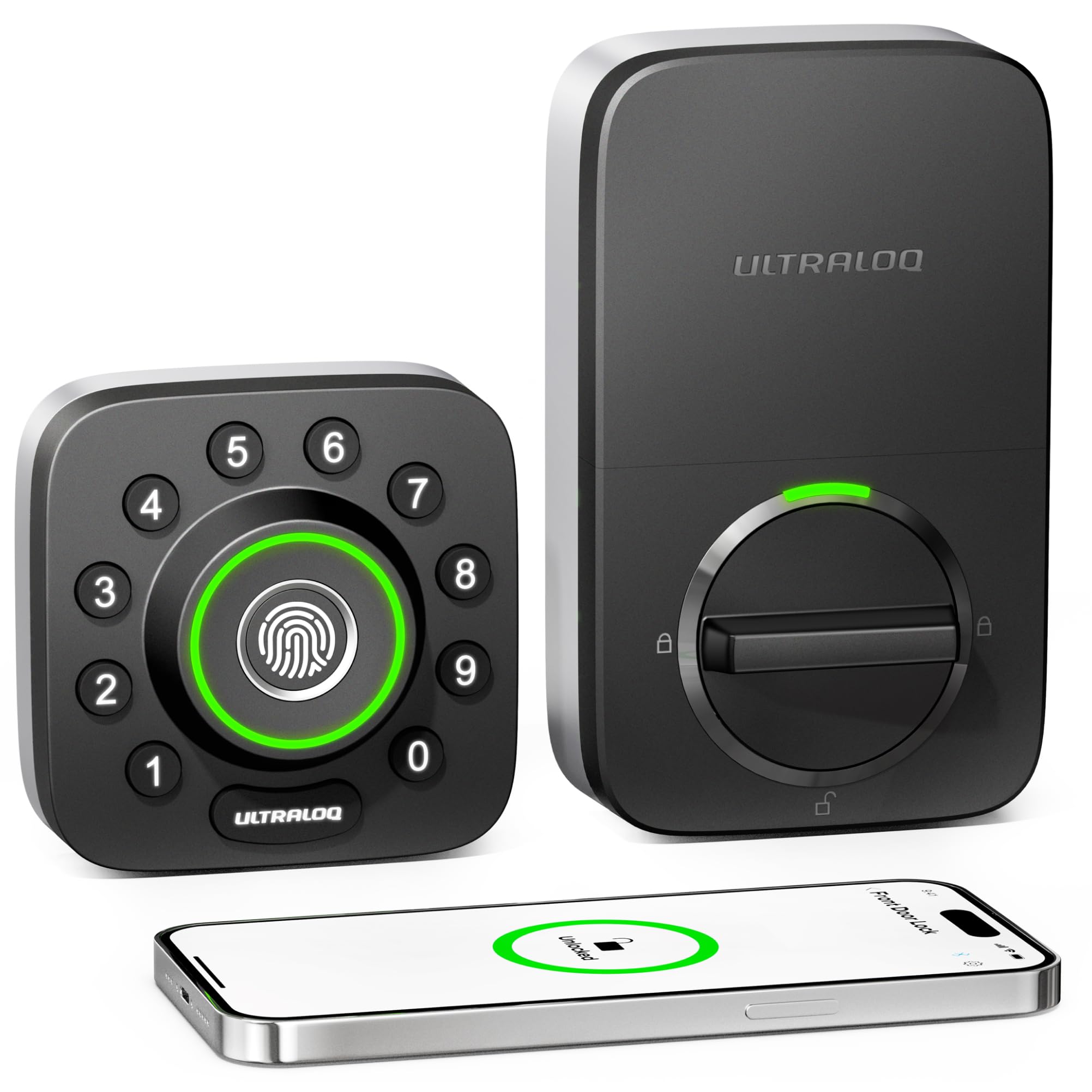 ULTRALOQ U-Bolt Pro front door lock installation demonstrates easy setup and secure entry