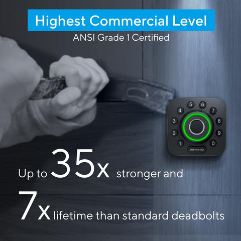 ULTRALOQ U-Bolt Pro voice control with Alexa and Google.