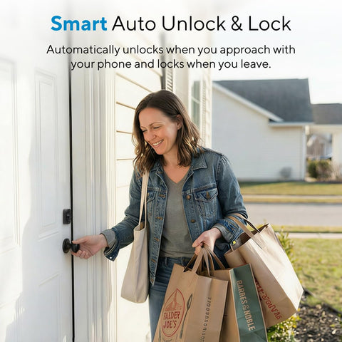 ULTRALOQ U-Bolt supports Alexa and Google for hands-free control.