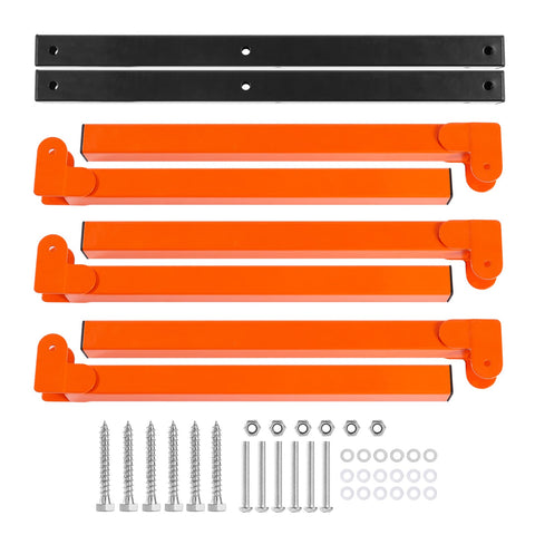 Ultrawall 2-pack wall rack helps maximize wall space and storage.