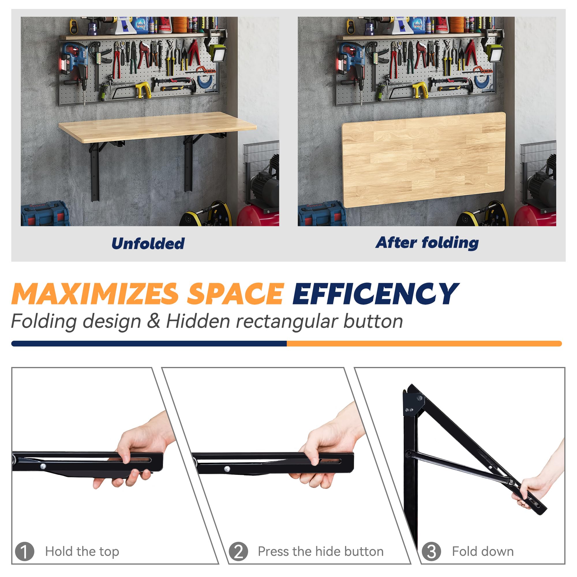 Ultrawall wall-mount brackets with mounting hardware included