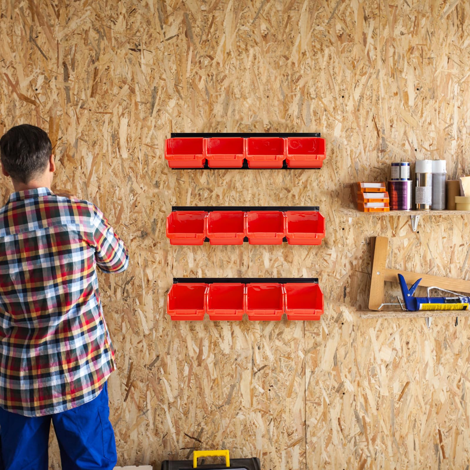 Ultrawall durable tool storage system ready for garage use.