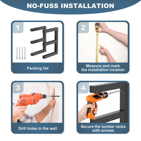 Ultrawall easy-installation with all parts and instructions included