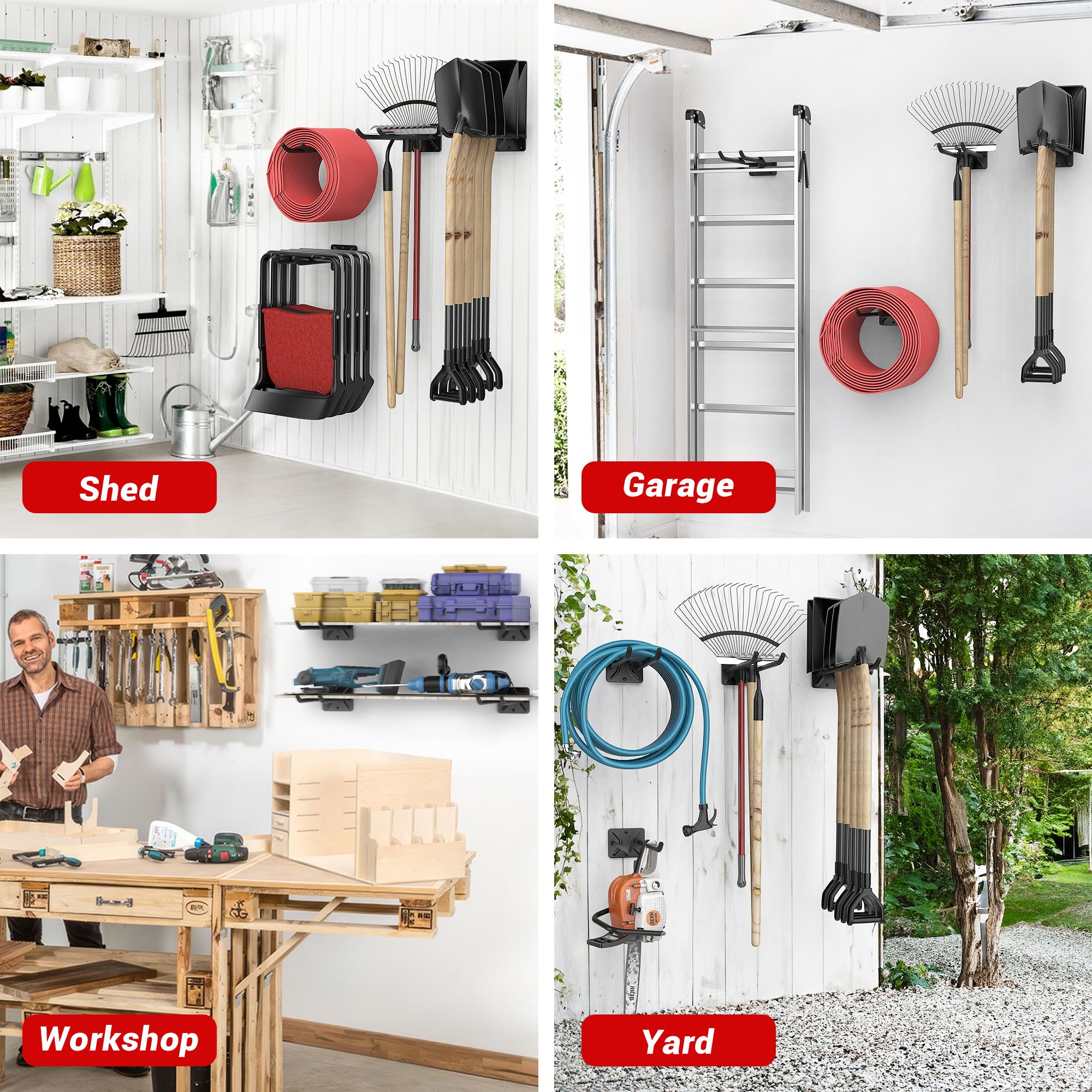 Ultrawall four-pack keeps your garage tidy and accessible
