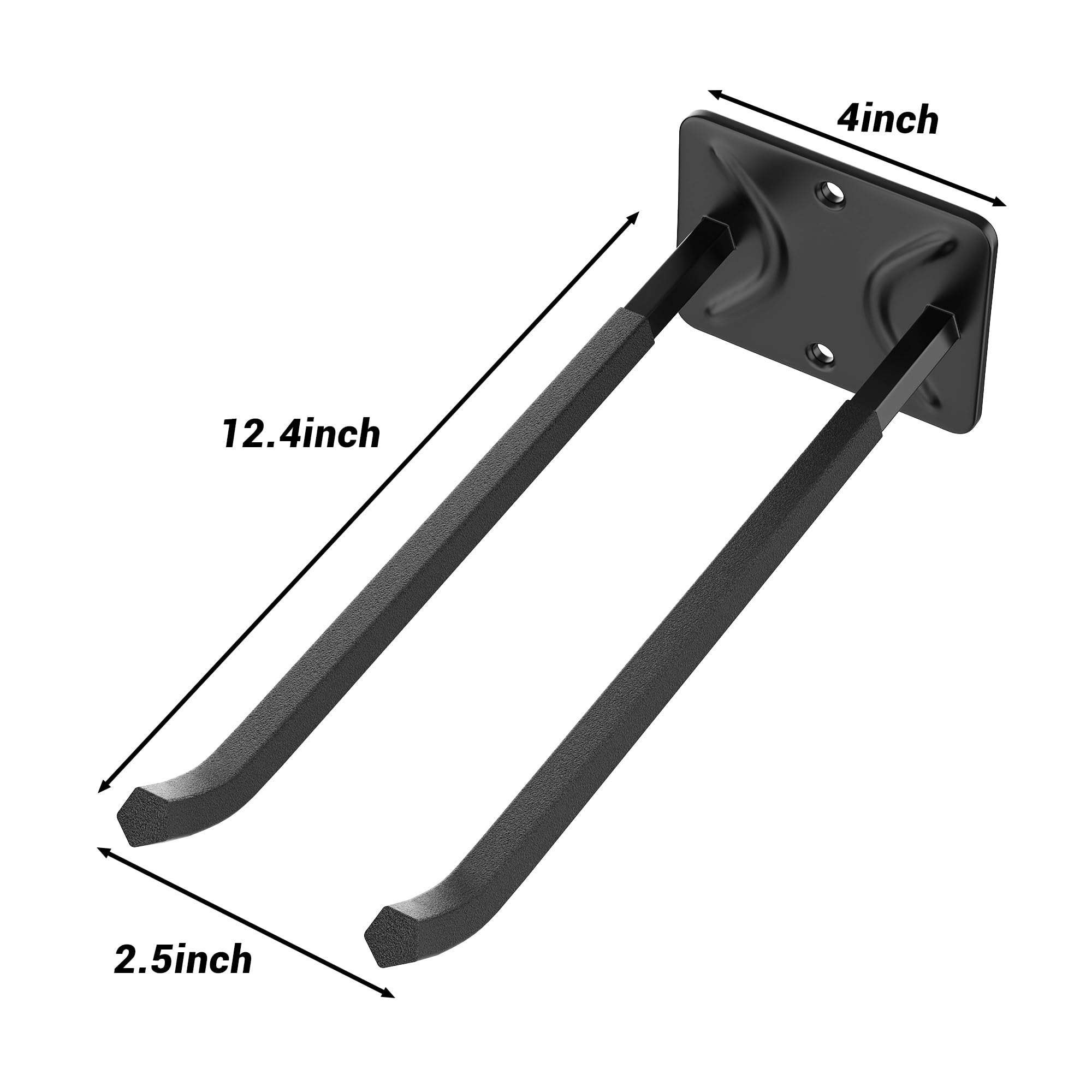 Ultrawall garage hooks close-up reveals durable powder coat against rust