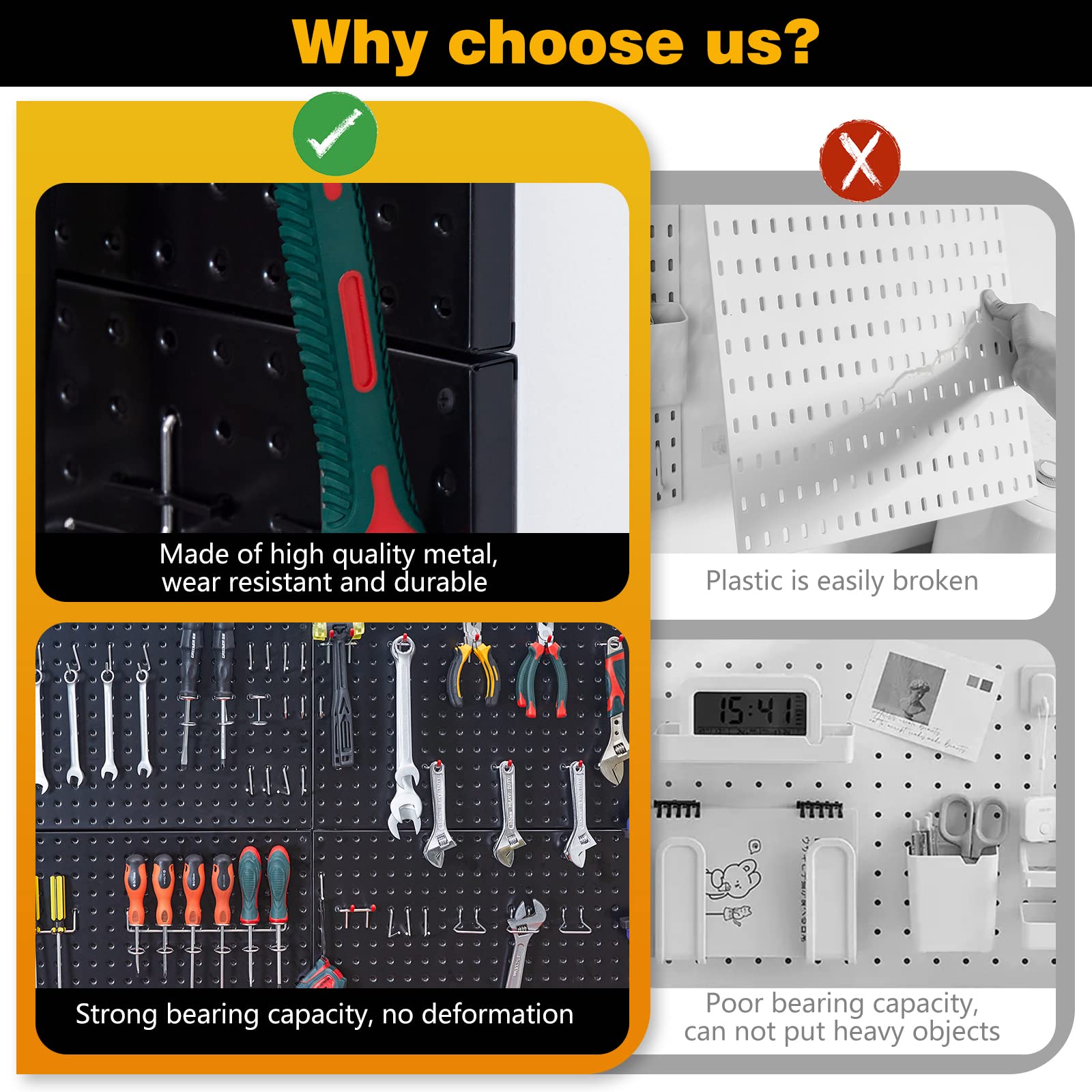 Ultrawall mounting hardware enables quick, secure installation on various walls.